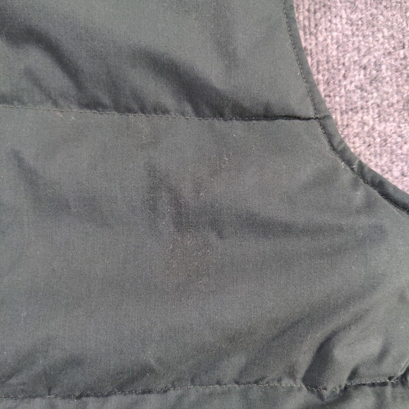 Eddie Bauer Men's Full Zip Down Puffer Vest Green Medium Mock Neck Lined - Picture 10 of 14